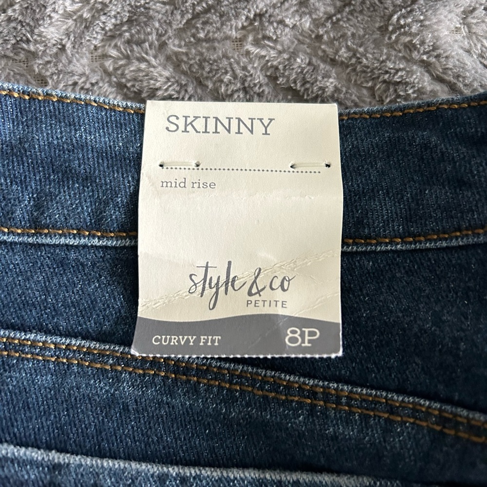 Never worn jeans.